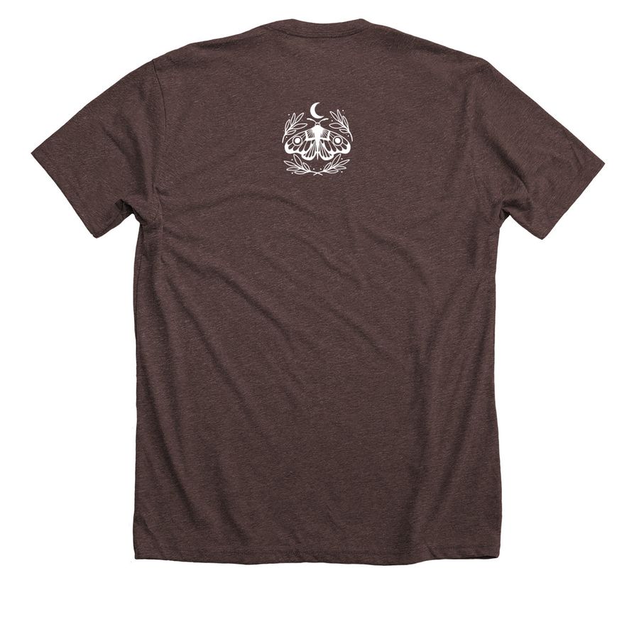 Time's Convert&nbsp;Special Edition, a Heather Brown Premium Unisex Tee (back-view)