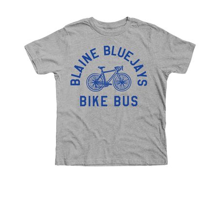 Bike Bus Royal, a Athletic Heather Premium Youth Tee