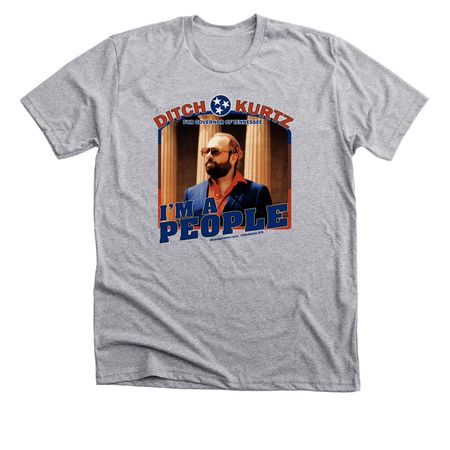 Ditch 4 Gov "I'm a People" Tee, a Athletic Heather Premium Unisex Tee