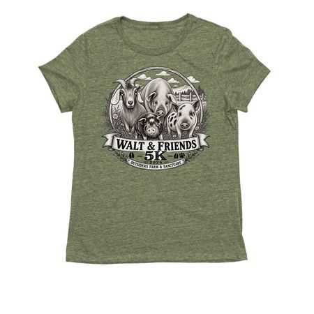 Walt & Friends 5K 2026- Sat, Nov 7, 2026, a Olive You Green Allmade Eco Triblend Women?s Tee