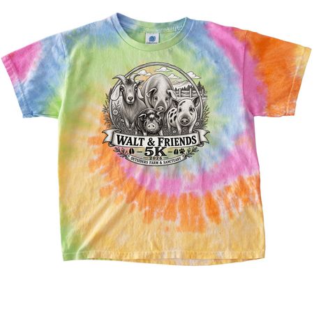 Walt & Friends 5K 2026- Sat, Nov 7, 2026, a Eternity Youth Tie Dye Tee