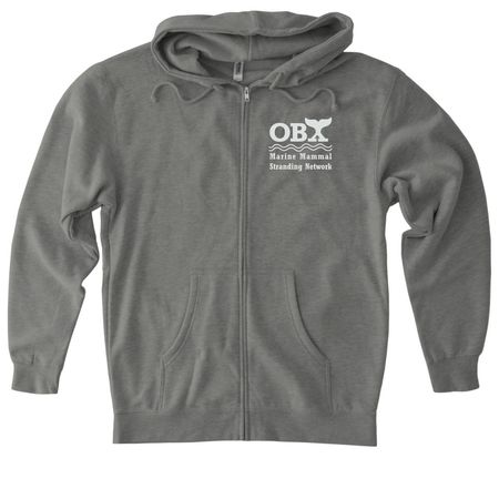 Zip Up Hoodie, a Gunmetal Heather Heavyweight Zip Up Hoodie