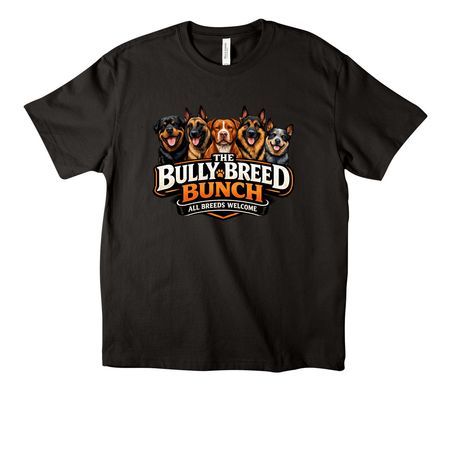 The Bully Breed Bunch, a Black Unisex Heavyweight Tee