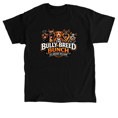 The Bully Breed Bunch, a Black Classic Unisex Tee