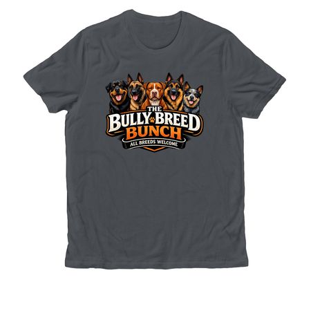 The Bully Breed Bunch, a Terrain Grey Allmade Organic Cotton Unisex Tee
