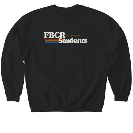 FBCR Students Merch, a Black Softstyle Crewneck Sweatshirt
