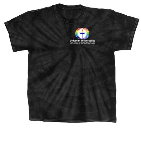 Open to All - Dark Colors, a Black Classic Tie Dye Tee