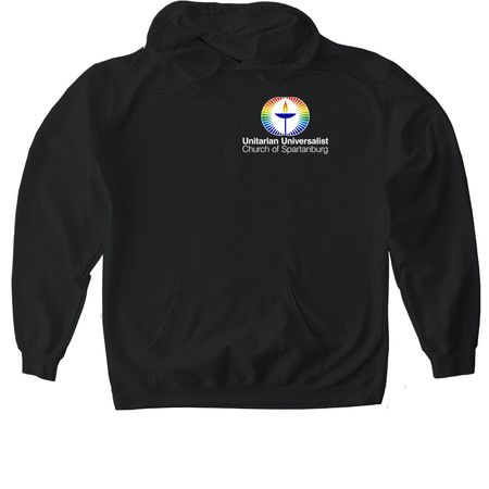 Open to All - Dark Colors, a Black Gildan Softstyle Pullover Hoodie