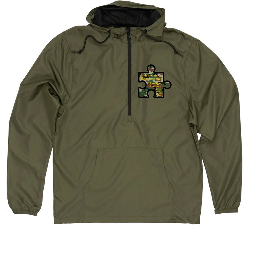 Pride is No Sin Windbreaker, a Army Quarter-Zip Windbreaker