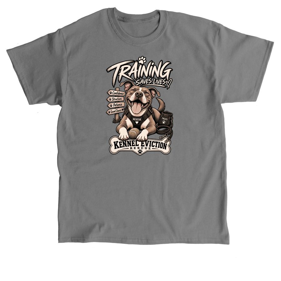 Training Saves Lives&nbsp;, a Charcoal Classic Unisex Tee