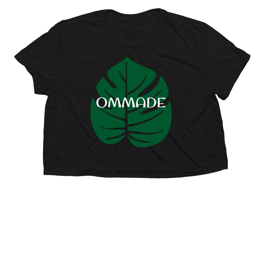 Monstera, a Black Women?s Flowy Cropped Tee