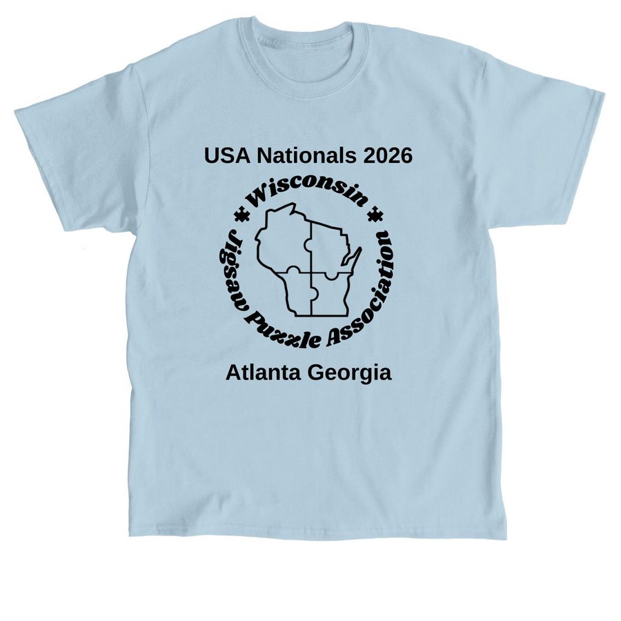 WI-JPA Nationals T-Shirts, a Light Blue Classic Unisex Tee