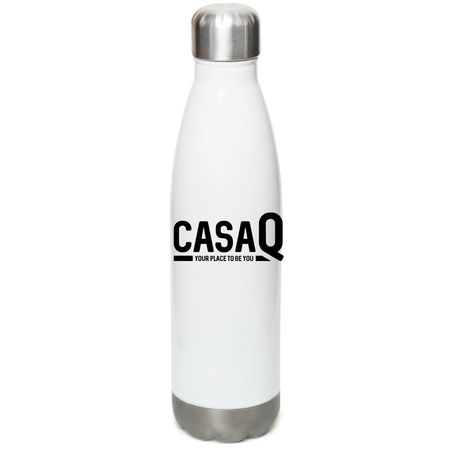 Water bottle, a White Stainless Steel Water Bottle