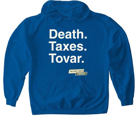 Death. Taxes. Tovar., a Royal Gildan Softstyle Pullover Hoodie