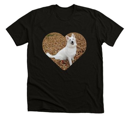 White German Shepherd Collection Legacy, a Black Heather Premium Unisex Tee