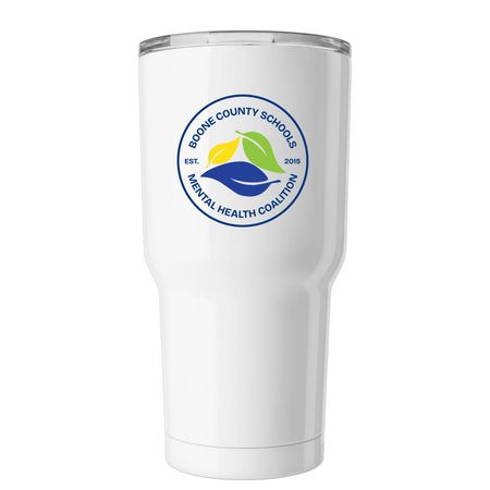 Tumblers, a White Insulated Tumbler