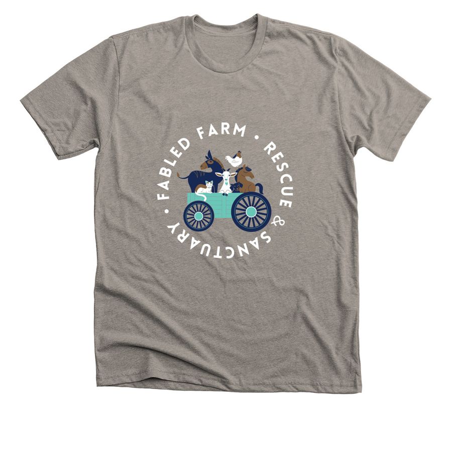 Fabled Farm Circle, a Heather Stone Premium Unisex Tee