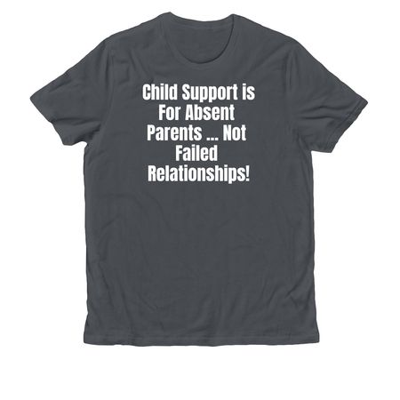 Kids Deserve Dads: Shared Parenting Tee, a Terrain Grey Allmade Organic Cotton Unisex Tee
