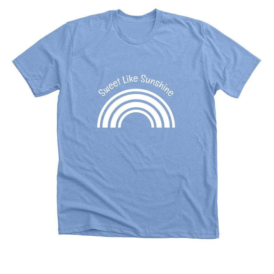Sweet Like Sunshine!, a Heather Carolina Blue Premium Unisex Tee