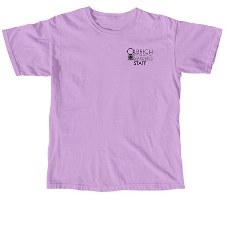Olbrich | Staff, a Neon Violet Comfort Colors Unisex Tee