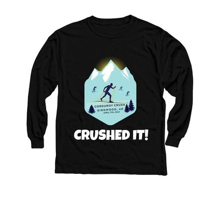 CORDUROY CRUSH 2024 SWAG, a Black Youth Long Sleeve Tee