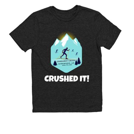 CORDUROY CRUSH 2024 SWAG, a Space Black Allmade Youth Eco Triblend Tee