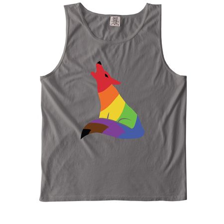 PACE Coyotes, a Grey Comfort Colors Tank Top