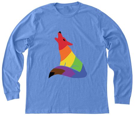 PACE Coyotes, a Heather Columbia Blue Premium Long Sleeve Tee