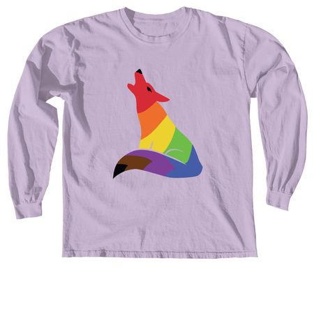 PACE Coyotes, a Orchid Comfort Colors Long Sleeve Tee