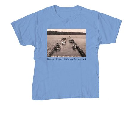 At the Channel Between Carlos and Darling, a Carolina Blue Youth Unisex Tee