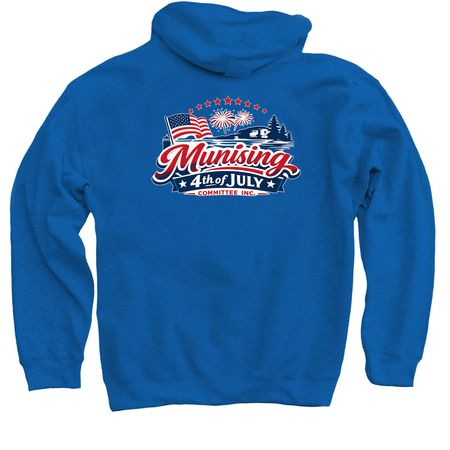 Munising 4th of July Committee Inc. - Adult&nbsp;, a Royal Blue Pullover Hoodie