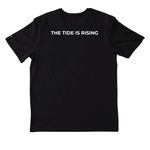 The Tide is Rising Performance Gear, a Black Nike Dri-FIT Jersey Blend Performance Tee (back-view)