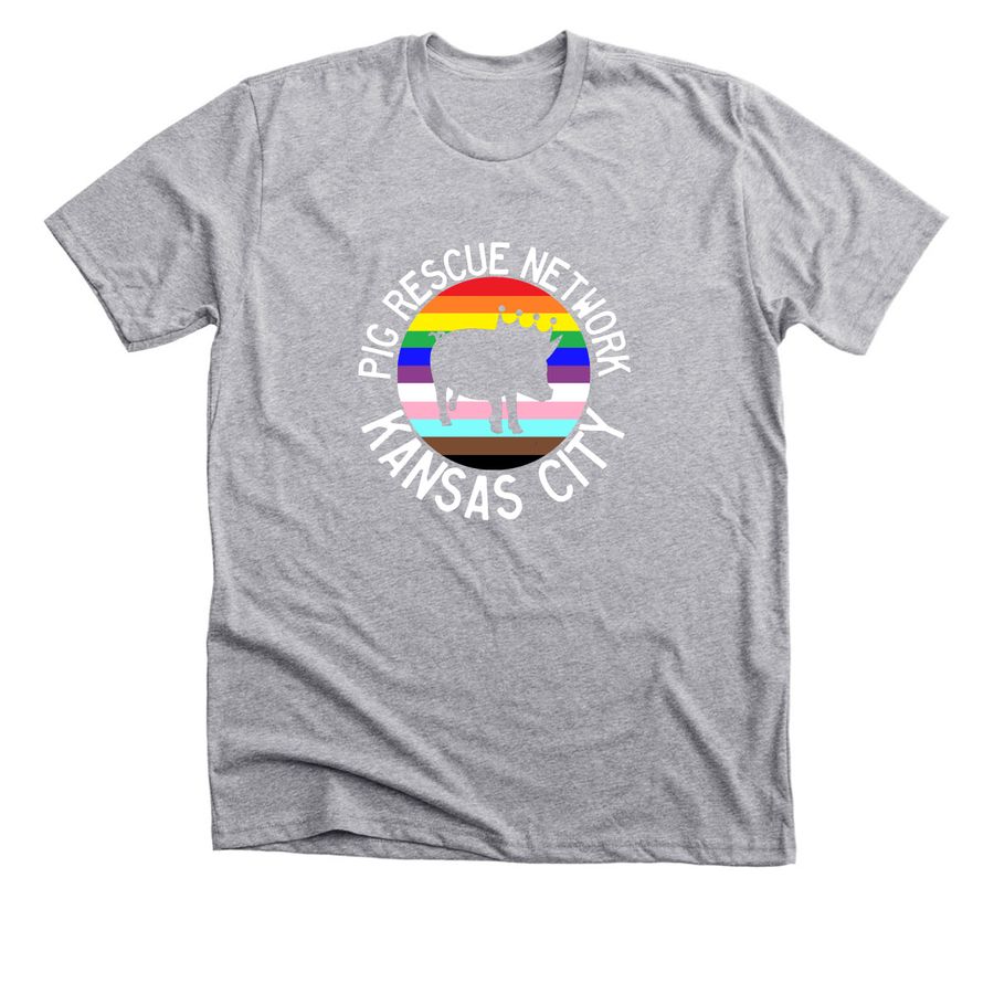 KCPRN Pride, a Athletic Heather Premium Unisex Tee