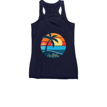 2026 AudBoss Summit Swag!, a Navy Women's Racerback