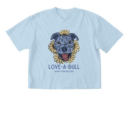 Adopt Your Best Bud, a Chambray Comfort Colors Boxy Tee