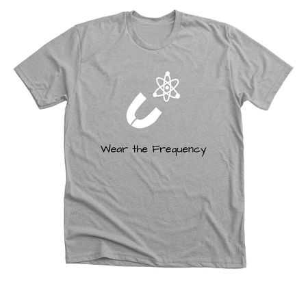Wear the Frequency, a Athletic Heather Premium Unisex Tee