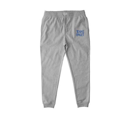 Texas Ballet Logo Sweatpants, a Heather Grey Stanley/Stella Unisex Flyer Jogger