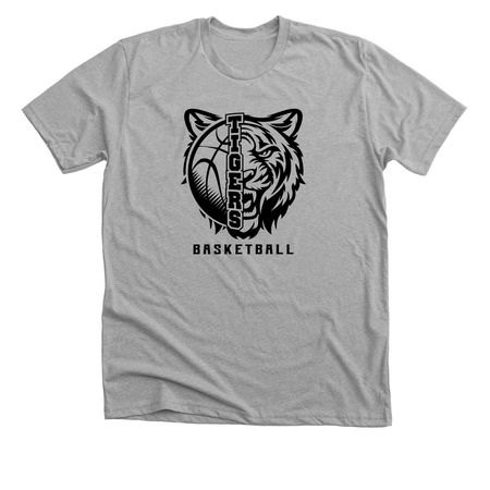 Tigers basketball, a Athletic Heather Premium Unisex Tee