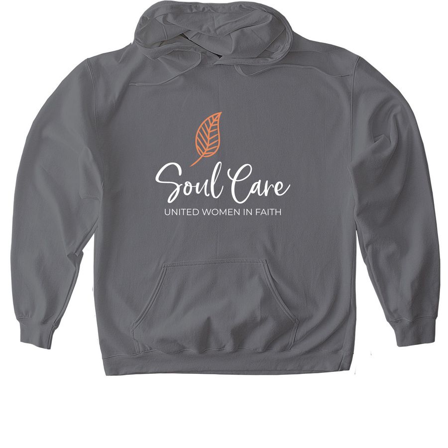 Soul Care Hoodie, a Charcoal Gildan Softstyle Pullover Hoodie
