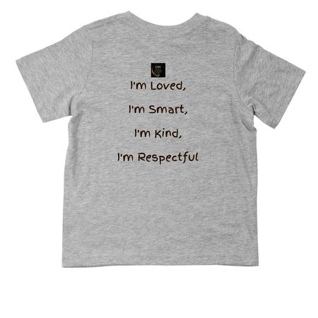 I'm a Special Gift from God, a Heather Toddler Tee (back-view)