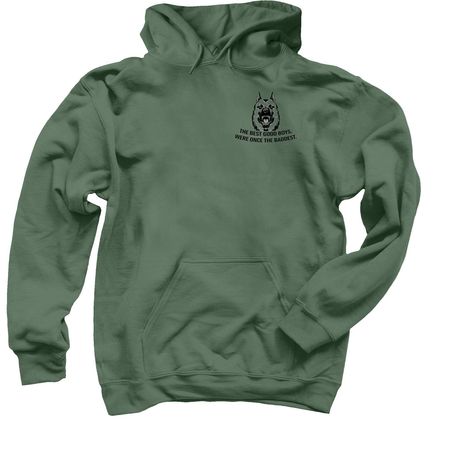 The Good Ones., a Military Green Pullover Hoodie