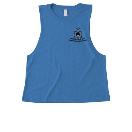 The Good Ones., a Azure Blue Allmade Eco Triblend Women?s Muscle Tank