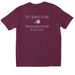 The Crocheter Tarot Card., a Maroon Softstyle Cotton Tee (back-view)