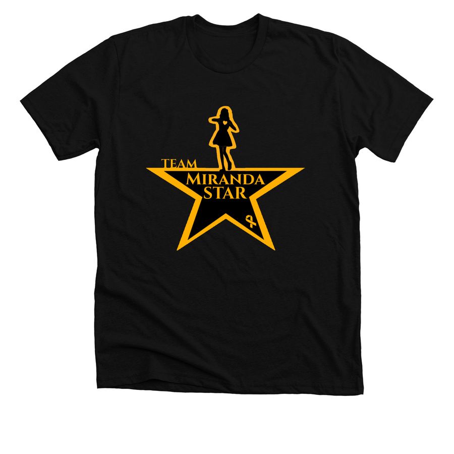 Team Miranda Star 2026, a Solid Black Blend Premium Unisex Tee
