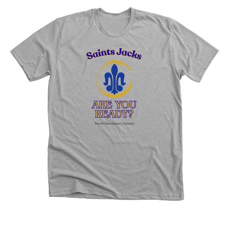 North Elementary School Shirt Fundraiser, a Athletic Heather Premium Unisex Tee