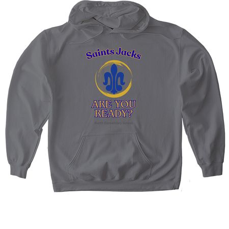 North Elementary School Shirt Fundraiser, a Charcoal Gildan Softstyle Pullover Hoodie