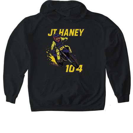 2026 Merch, a Black Gildan Softstyle Pullover Hoodie