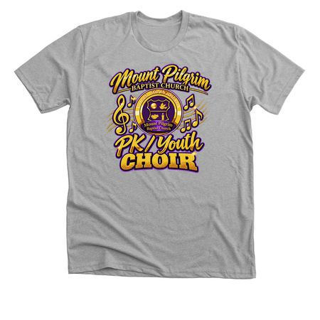 PK/Youth Tshirt, a Athletic Heather Premium Unisex Tee