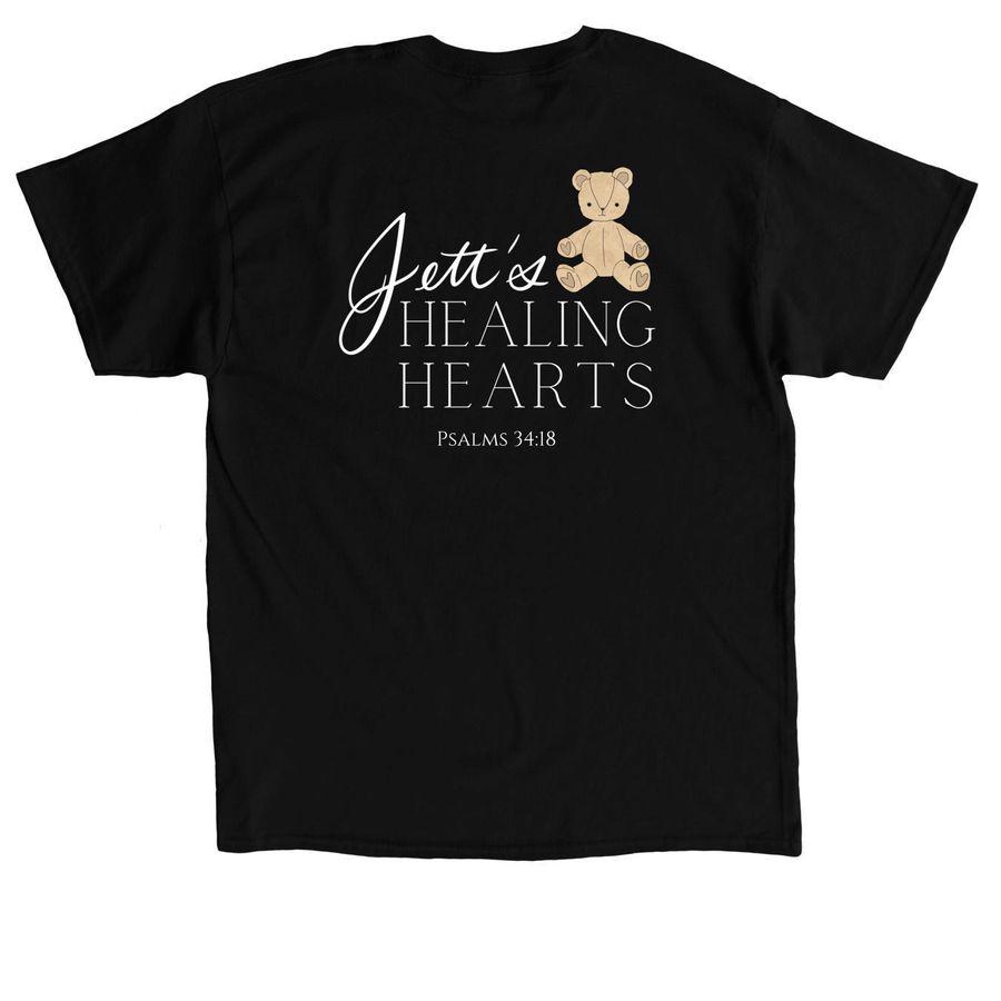 JHH Blackout Collection&nbsp;, a Black Classic Unisex Tee (back-view)