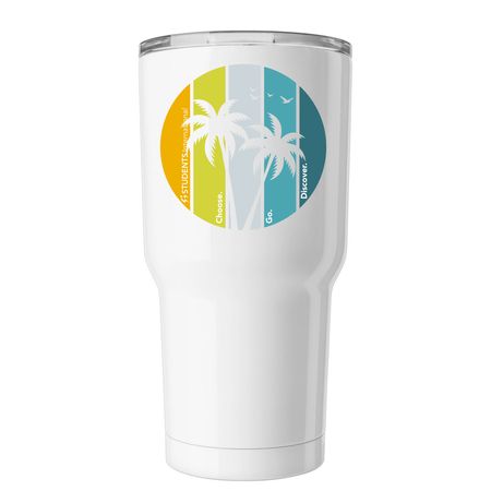 Choose.Go.Discover MUG, a White Insulated Tumbler